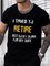 Crew Neck Simple Cotton-Blend Men's Fashion Cat Print Tee