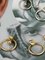 Women Alloy Round Earrings