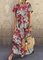 Printed Floral Shift Short Sleeve Dresses