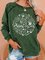 Plant Mom Printed Round Neck Sweatshirt