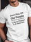 Printed Crew Neck Casual Men's Fashion Print Tee