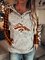 Casual Printed Plaid Patchwork Football Hoodie Sweatshirt
