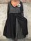 Plus Size Crew Neck Long Sleeve Vintage Plain Dresses