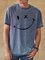 Cotton-Blend Printed Men's Fashion Print Tee