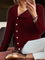 Casual Over Sized Cotton-Blend Outerwear Cardigan