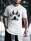 Animal Cotton-Blend Casual Men's Fashion Print Tee