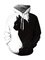 Black Cat Side 3D Print Couple Hooded Sweatshirt