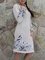 Crew Neck Floral-Print Long Sleeve Casual Dresses
