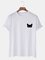 Basic Cotton-Blend Animal Men's Fashion Print Tee