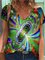 Short Sleeve V Neck Shirts & Tops