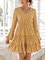Plain Long Sleeve Dress