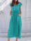 Casual Floral Short Sleeve Dresses