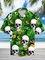 Cotton-Blend Skull Printed Shirts & Tops