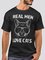 Printed Vintage Cotton-Blend Men's Fashion Print Tee