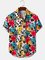 Animal Shirt Collar Casual Shirts & Tops