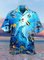 Printed Shirt Collar Vintage Shirts & Tops