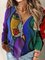 Long Sleeve Casual Zipper V Neck Shirts & Tops