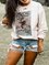 Crew Neck Casual Long Sleeve Sweatshirt