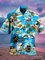 Cotton-Blend Coconut Tree Vintage Shirts & Tops
