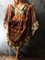 Plus Size Vintage 3/4 Sleeve Cotton-Blend Dresses