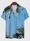 Casual Cotton-Blend Square Neck Shirts & Tops