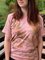 Casual retro Vintage Gradient Ombre/tie-Dye Shirts & Tops