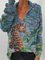Vintage Cotton-Blend Color-Block Hoodie Shirts & Tops