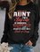 I'm Not Just An Aunt Women's long sleeve sweatshirt