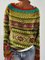 Casual Tribal Crew Neck Shirts & Tops