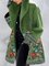 Printed Floral Casual Outerwear