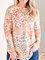 Leopard Shift Casual Long Sleeve Shirts & Tops