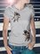 Shift Short Sleeve Crew Neck Printed Shirts & Tops