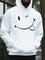 Brushed Street Wear Men's Fashion Print Sweatshirt