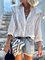 Long Sleeve Boho V Neck Shirts & Tops
