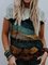 Women's landscape print short sleeve T-shirt