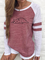 Long Sleeve Casual Animal Crew Neck Shirts & Tops