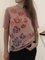 Casual maple leaf print T-shirt Crew Neck Casual Shirts & Tops