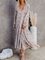 Boho Floral V Neck Dresses