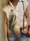 Shirt Collar Casual Animal Shirts & Tops