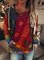 Women's Autumn And Winter Color Block Casual Hoodie