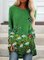 Crew Neck Long Sleeve Casual Shirts & Tops