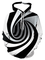 3D Black And White Striped Swirl Graphic Plus Size Hooded Sweatshirt