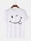 Vintage Printed Crew Neck Men's Fashion Print Tee