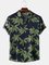 Men's Printed Shirt Collar Casual Shirts