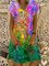 Short Sleeve V Neck Floral Casual Dresses