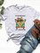 Short Sleeve Cotton-Blend Crew Neck Shirts & Tops