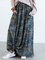 Cotton-Blend Camo Casual Skirts