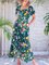 Shift Boho Frill Sleeve Cotton-Blend Dresses