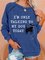 I'm Only Talking To My Dog Today Sweatshirt