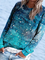 Plus size Printed Long Sleeve Shirts & Tops